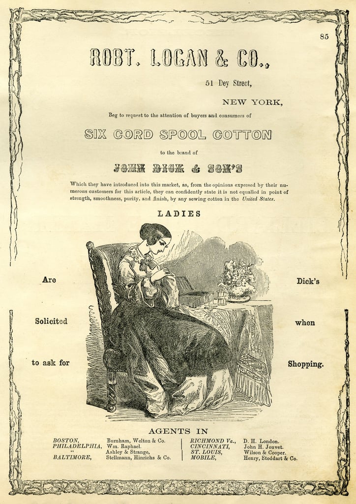 Robt. Logan & Co., 51, rue Dey, New York Prière de demander aux acheteurs et aux consommateurs